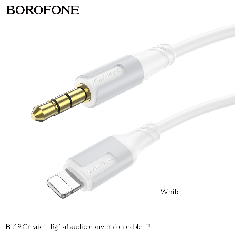 BOROFONE BL19 Creator Lightning to 3.5 mm audio cable NZ